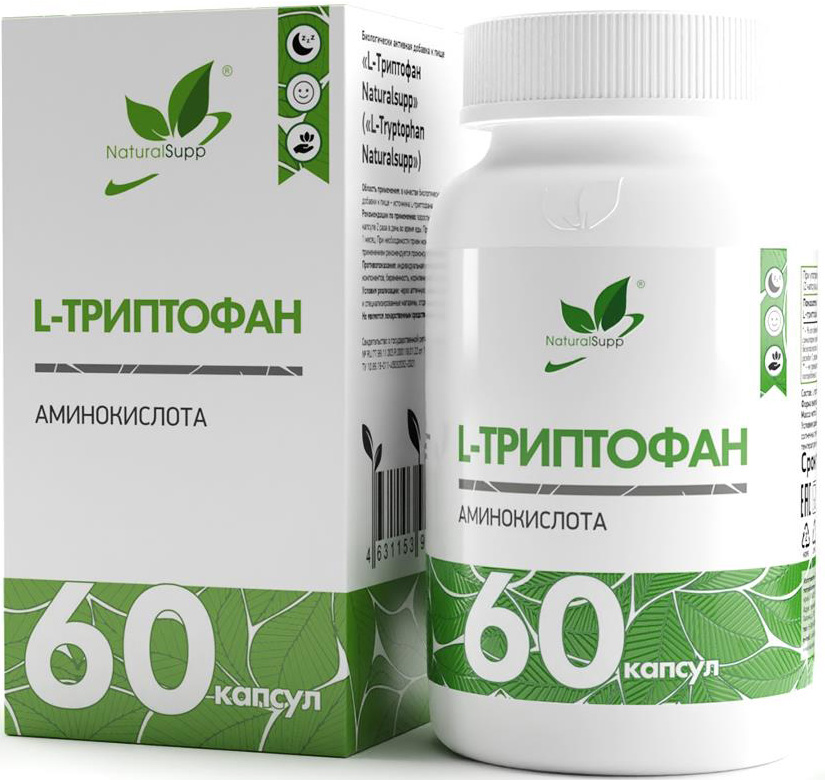 Натуралсапп Л-Триптофан капсулы 60 шт., фото №1
