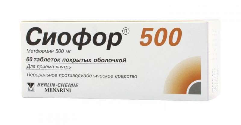 СИОФОР 500 таблетки 500 мг 60 шт.