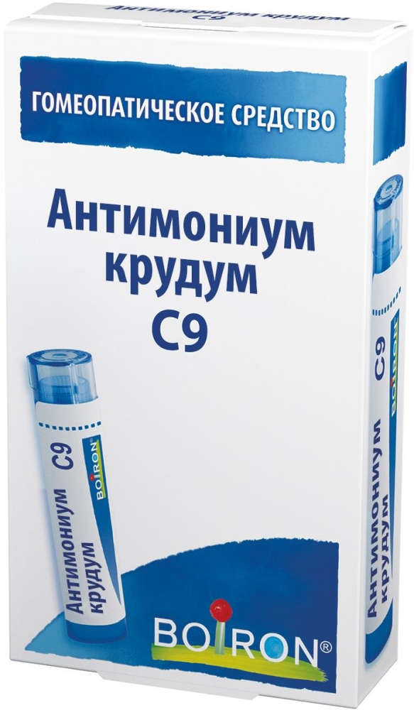 Антимониум Крудум С9 4г гранулы гомеопатические