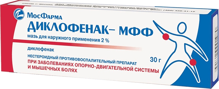 Диклофенак 2% 30г мазь для наружного применения