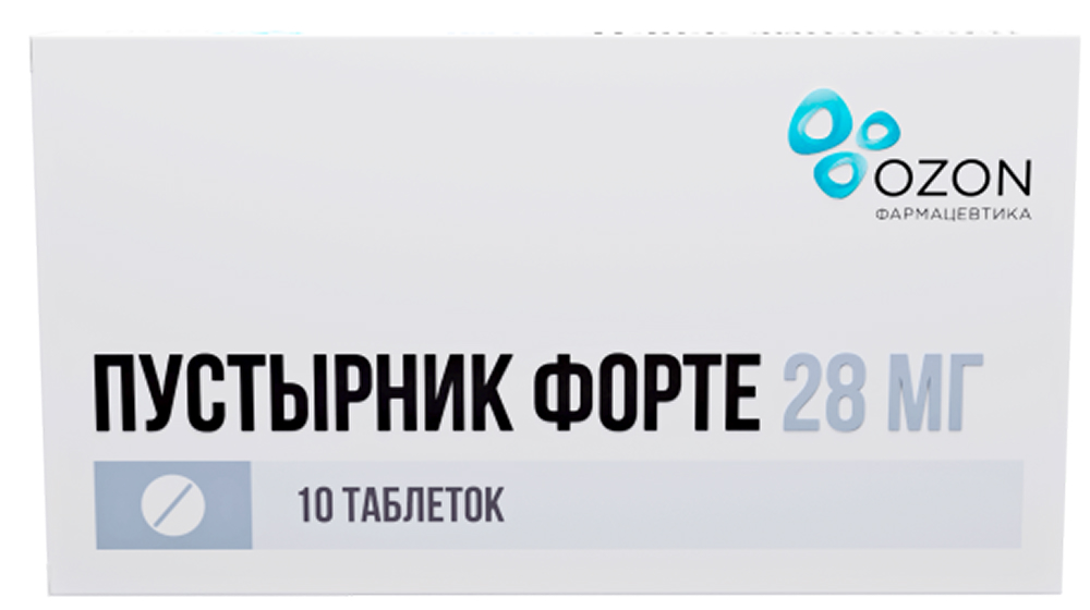 Пустырник Форте таблетки 28мг 10 шт. Озон