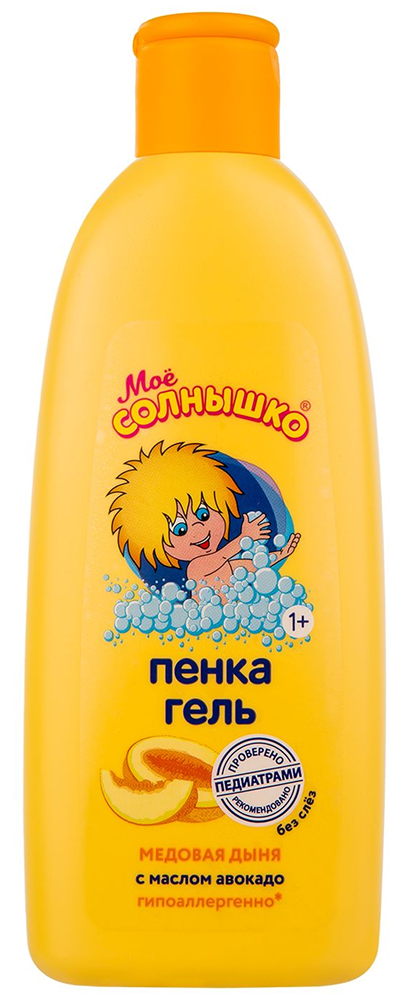 Мое Солнышко пенка-гель для детей Медовая дыня 400мл Аванта, фото №1