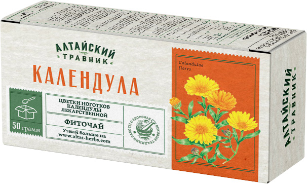 Календула Цветки фиточай 50г