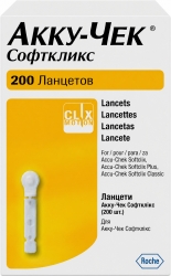 Акку-Чек СофтКликс ланцеты, 200 шт.