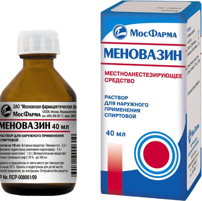 Меновазин 40мл раствор для наружного применения спиртовой Мфф