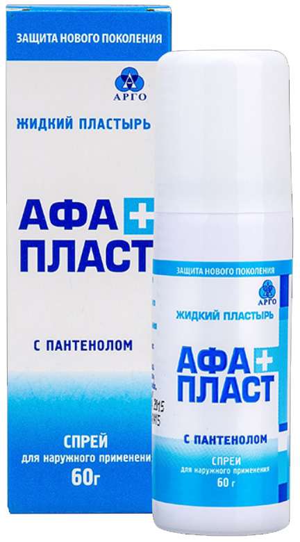 

АФАПЛАСТ спрей для наружного применения 60г