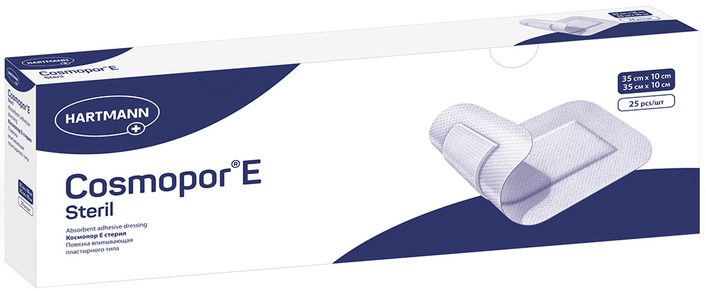 Хартманн космопор е стерил повязка 35x10см 25 шт.