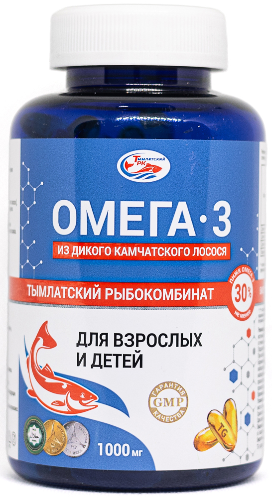Салмоника омега-3 капсулы из дикого камчатского лосося 1000мг 160 шт.