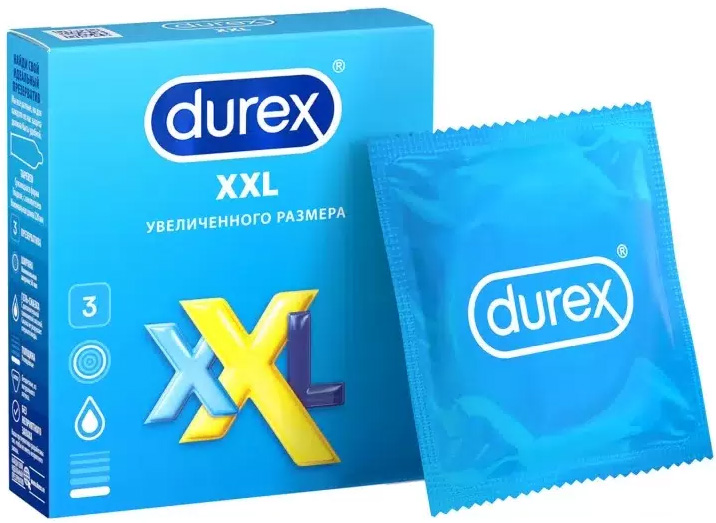 Дюрекс презервативы Xxl 3 шт.
