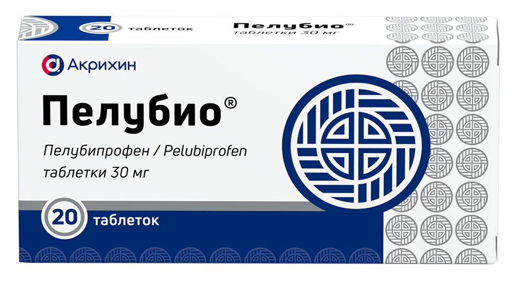 Пелубио 30мг 20 шт. таблетки, фото №1