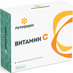 Витамин С капсулы 30 шт. ЛетоФарм