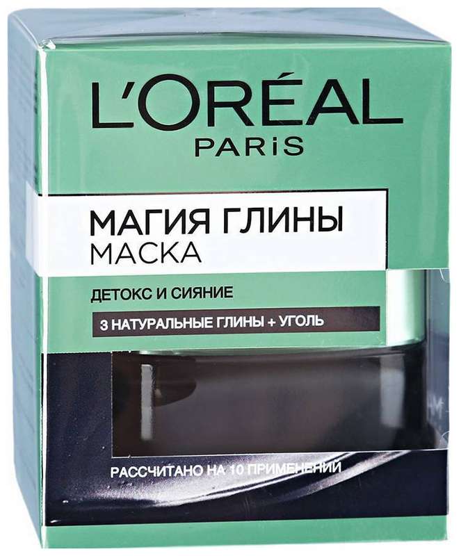 

ЛОРЕАЛЬ МАГИЯ ГЛИНЫ маска для лица Детокс и Сияние 50мл