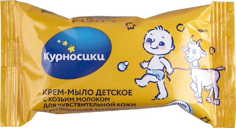 

КУРНОСИКИ мыло детское туалетное 40409 90г