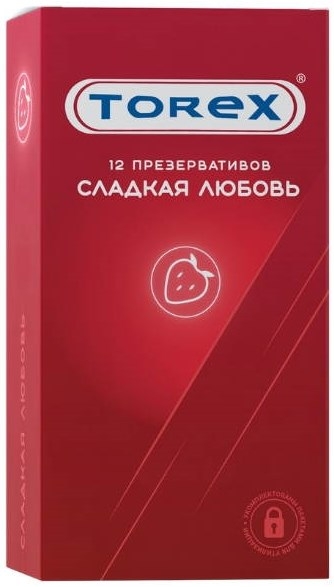 Торекс презервативы Сладкая Любовь 12 шт.