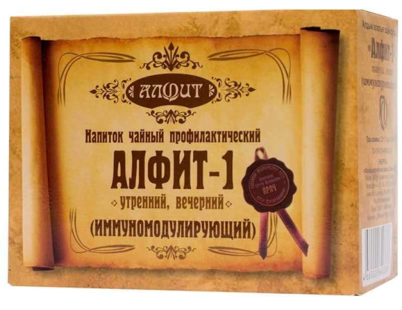 

АЛФИТ 1 ИММУНОМОДУЛИРУЮЩИЙ фитосбор Утренний/Вечерний 2г 60 шт.