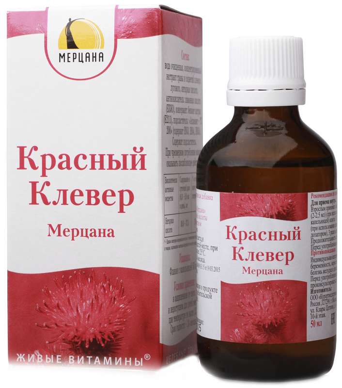 

КРАСНЫЙ КЛЕВЕР настойка 50мл
