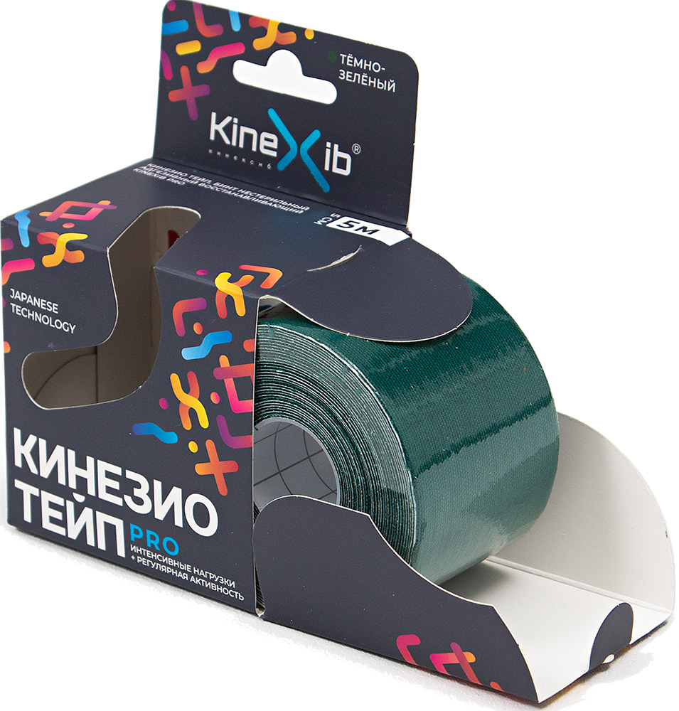 Кинексиб Про Кинезио-Тейп бинт 5см х 5м зеленый Winner Industries (Shenzhen) Co., Ltd.