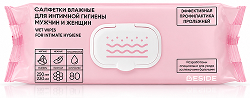 Бисайд салфетки влажные для интимной гигиены 80 шт.