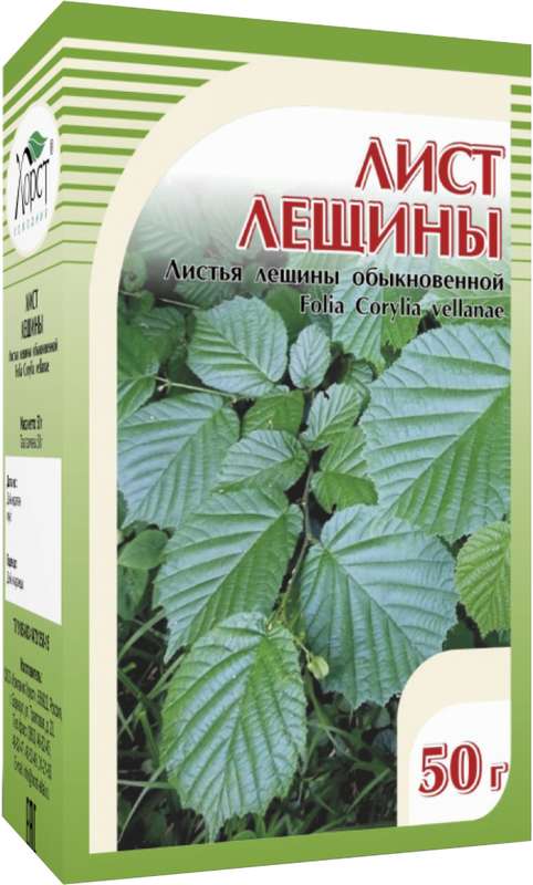 

ЛЕЩИНА ЛИСТ 50г