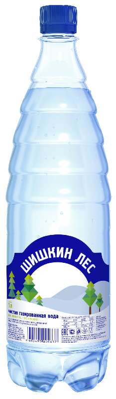 

Питьевая вода газированная, 1л
