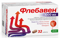 Флебавен 1000мг 32 шт. таблетки покрытые пленочной оболочкой Крка-Рус
