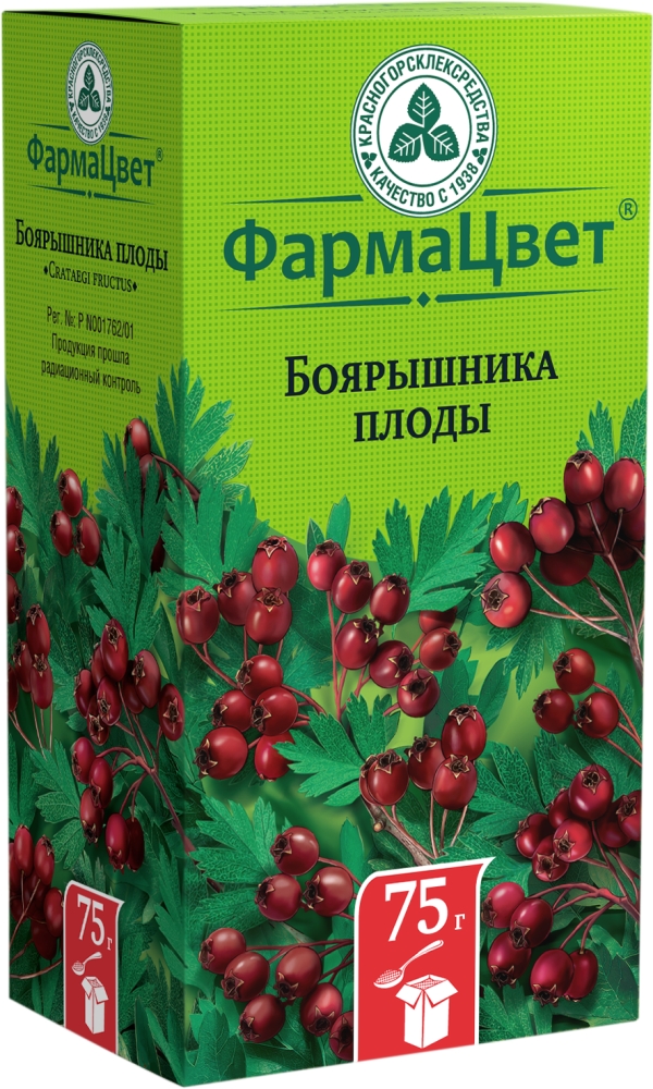 Боярышник плоды 75г