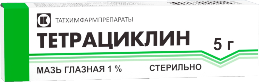 Тетрациклин 1% 5г мазь глазная Татхимфарм