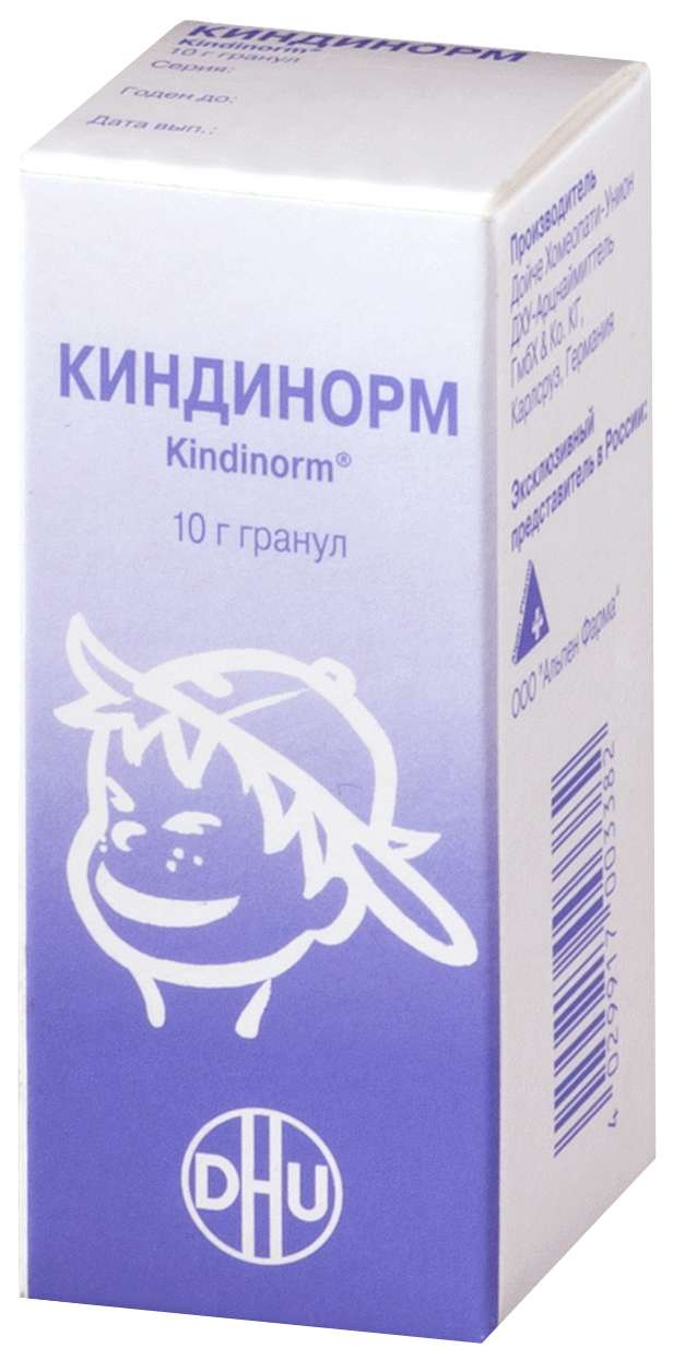 КИНДИНОРМ 10г гранулы гомеопатические Dhu-Arzneimittel GmbH  Co. KG
