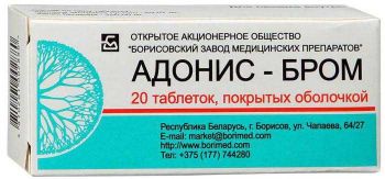 

АДОНИС-БРОМ таблетки 20 шт.