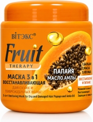 Витэкс Фрут Терапи маска для волос 3в1 восстанавливающая Папайа/масло Амлы 450мл
