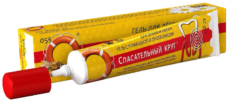 

СПАСАТЕЛЬНЫЙ КРУГ гель для зубов и десен 42г