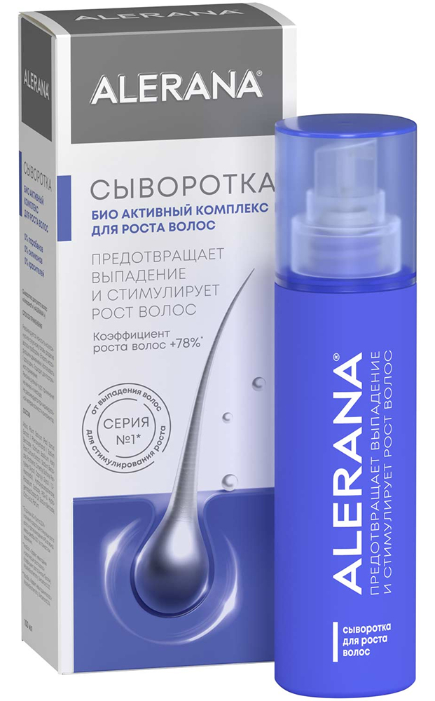 Алерана сыворотка для роста волос 100мл Вертекс