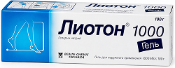 Лиотон 1000 100г гель