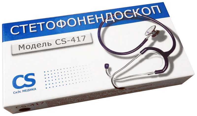 

СИЭС МЕДИКА СТЕТОФОНЕДОСКОП CS-417 черный