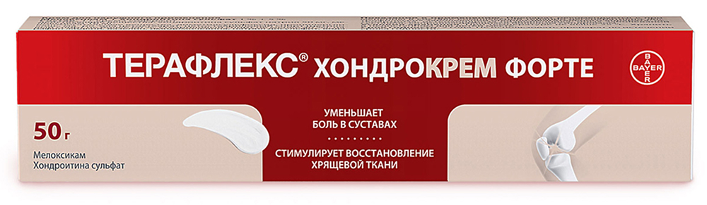 Терафлекс Хондрокрем Форте 1%+5% 50г крем для наружного применения