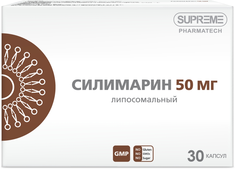 Суприм фарматек липосомальный силимарин капсулы 30 шт.