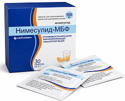 Нимесулид-мбф 100мг 2г 30 шт. гранулы для приготовления суспензии для приема внутрь