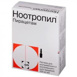 

НООТРОПИЛ 200мг/мл 15мл 4 шт. раствор для внутривенного и внутримышечного введения