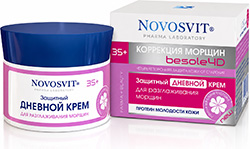 Новосвит Коррекция Морщин крем дневной защитный для разглаживания морщин арт.2123 50мл