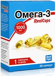 Омега-3 Реалкапс капсулы 1000мг (1,4г) 30 шт. Реалкапс