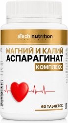 Атеч нутришн магний и калий аспарагинат таблетки 1000мг 30 шт.