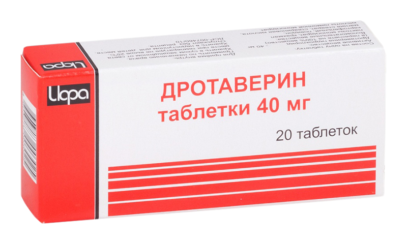 

ДРОТАВЕРИН таблетки 40 мг 20 шт.