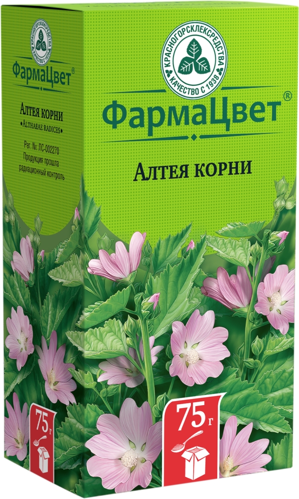 Алтей лекарственный корни 75г
