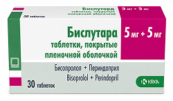 Бислутара 5мг+5мг 30 шт. таблетки покрытые пленочной оболочкой