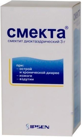 Смекта 3г (3,76г) 10 шт. порошок для приготовления суспензии для приема внутрь ванильный