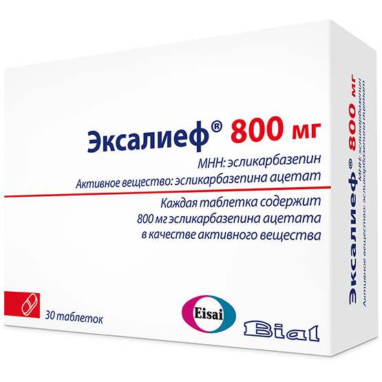 ЭКСАЛИЕФ таблетки 800 мг 30 шт.