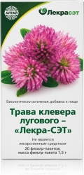 Клевер Луговой Трава 1,5г 20 шт. фильтр-пакет Лекра-Сэт
