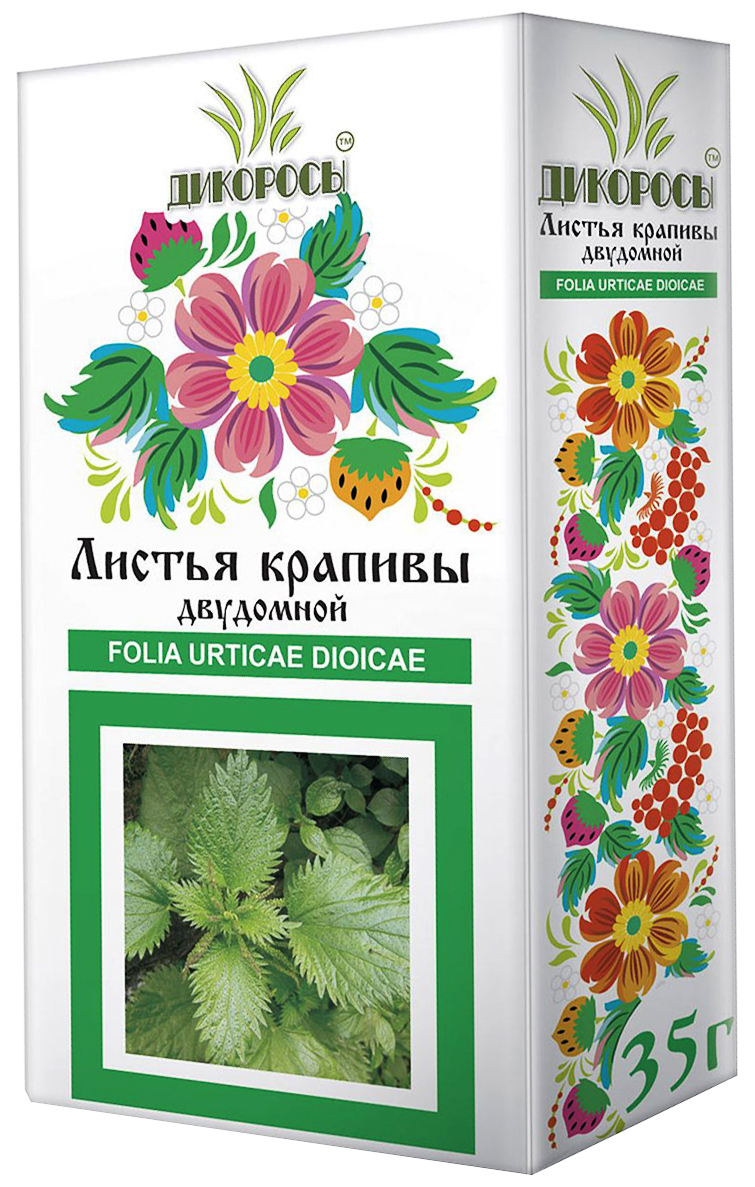 Дикоросы листья крапивы двудомной 35г купить по цене от 57 руб в Москве,  заказать с доставкой, инструкция по применению, аналоги, отзывы