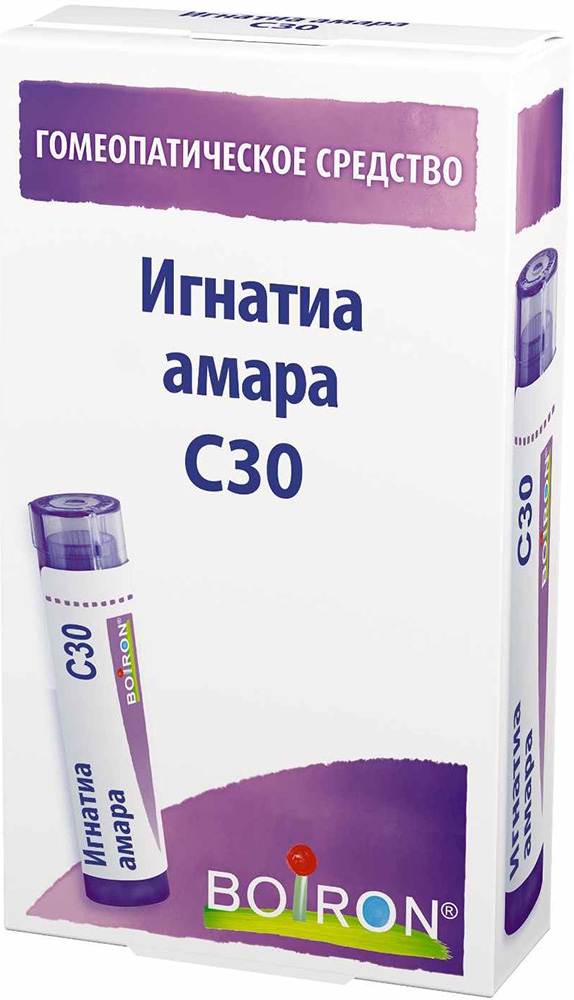 Игнатиа амара с30 4г гранулы гомеопатические