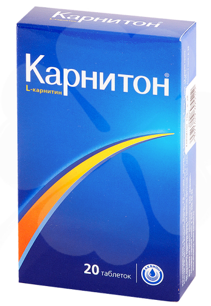 

КАРНИТОН таблетки 20 шт.
